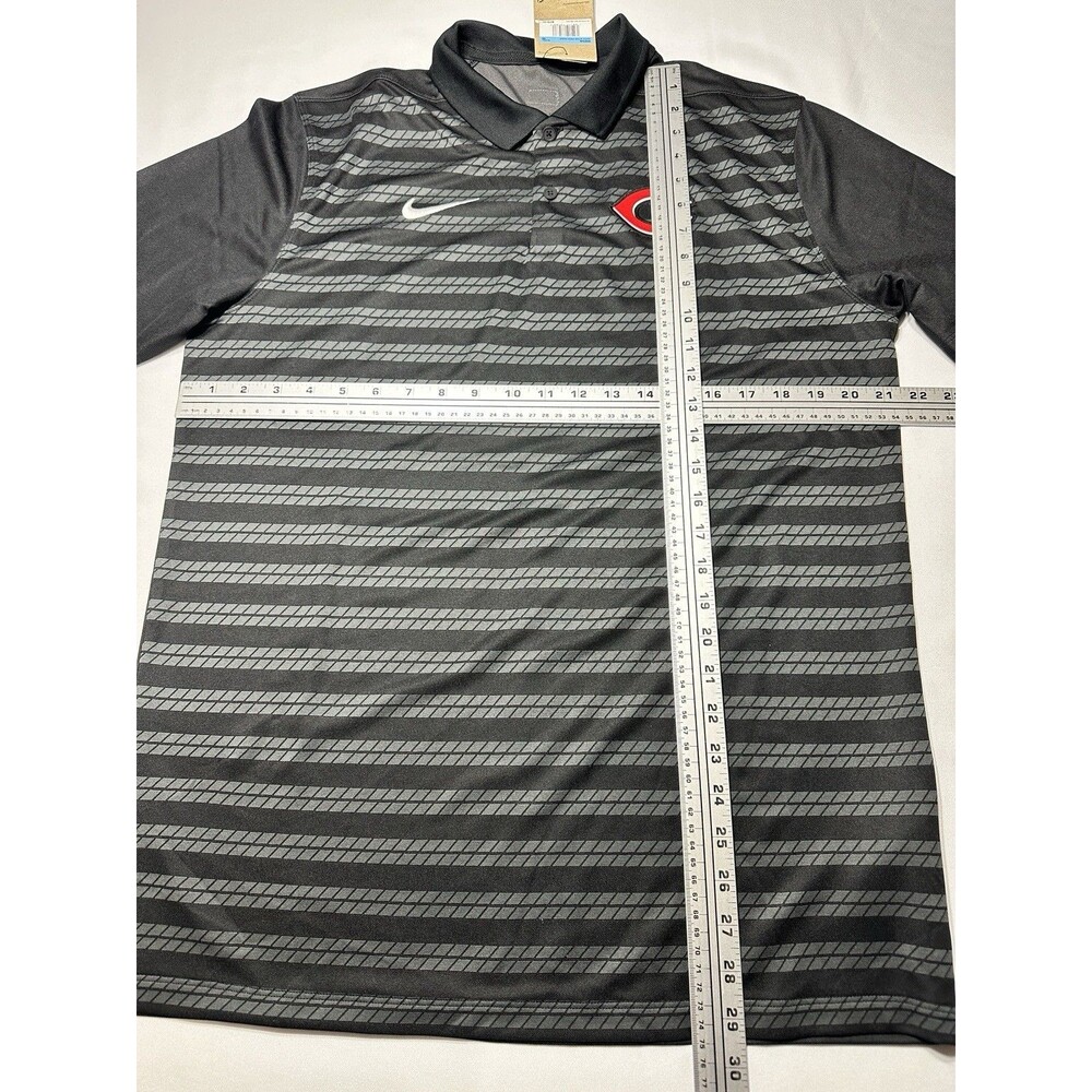 Cincinnati Reds Nike Polo Shirt Mens Medium MLB Baseball Authentic Victory NWT - Picture 7 of 12